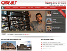 Tablet Screenshot of cisnet.ca