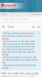 Mobile Screenshot of cisnet.edu.vn